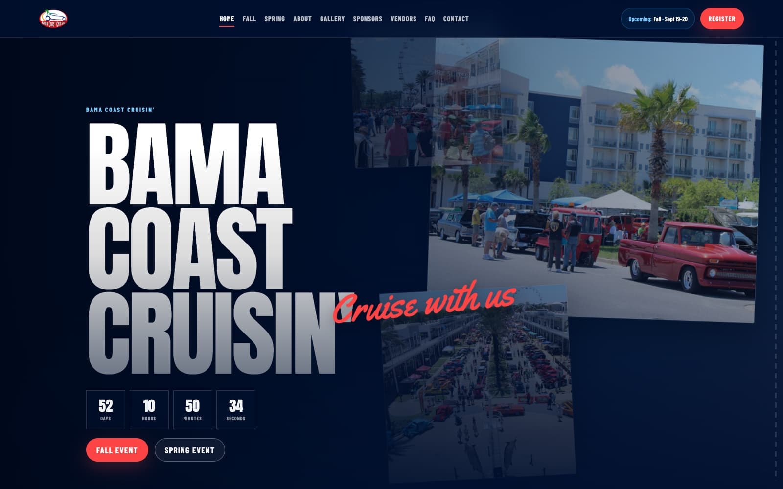 Bama Coast Cruisin' live project homepage